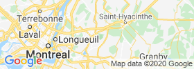 Mont Saint Hilaire map